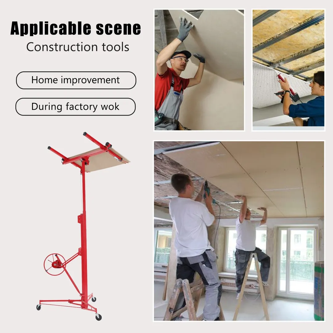 Maocao Hoom 16ft Drywall Lift 16-ft H x 53.1-in L x 53.1-in W Steel Drywall Lift, photo 10 of 10