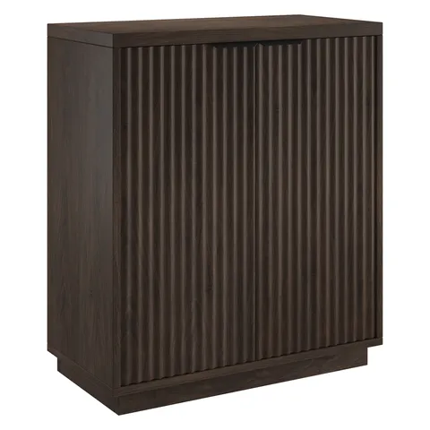 Mansfield Alder Brown 2-Shelf Office Cabinet