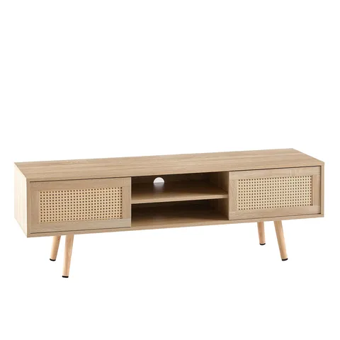 Farmhouse/Rustic Natural Tv Cabinet (Accommodates TVs up to 60-in)