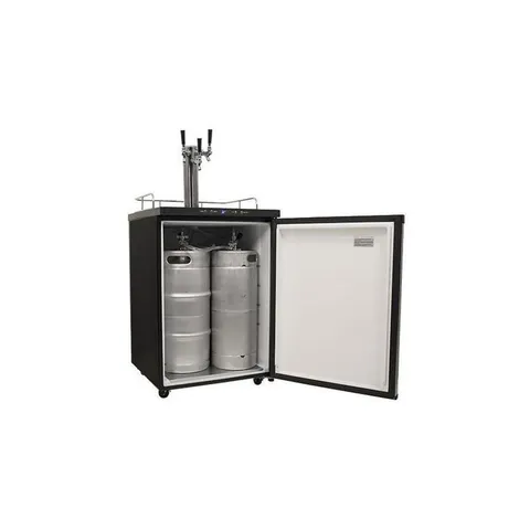 Sixth-Barrel Keg Black Digital Kegerator