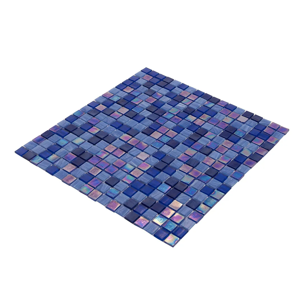 Apollo Tile Mingles Blue 11-1/2-in x 11-1/2-in Glossy Glass Uniform Squares Floor and Wall Tile (18.69-sq. ft/ Carton), photo 5 of 6