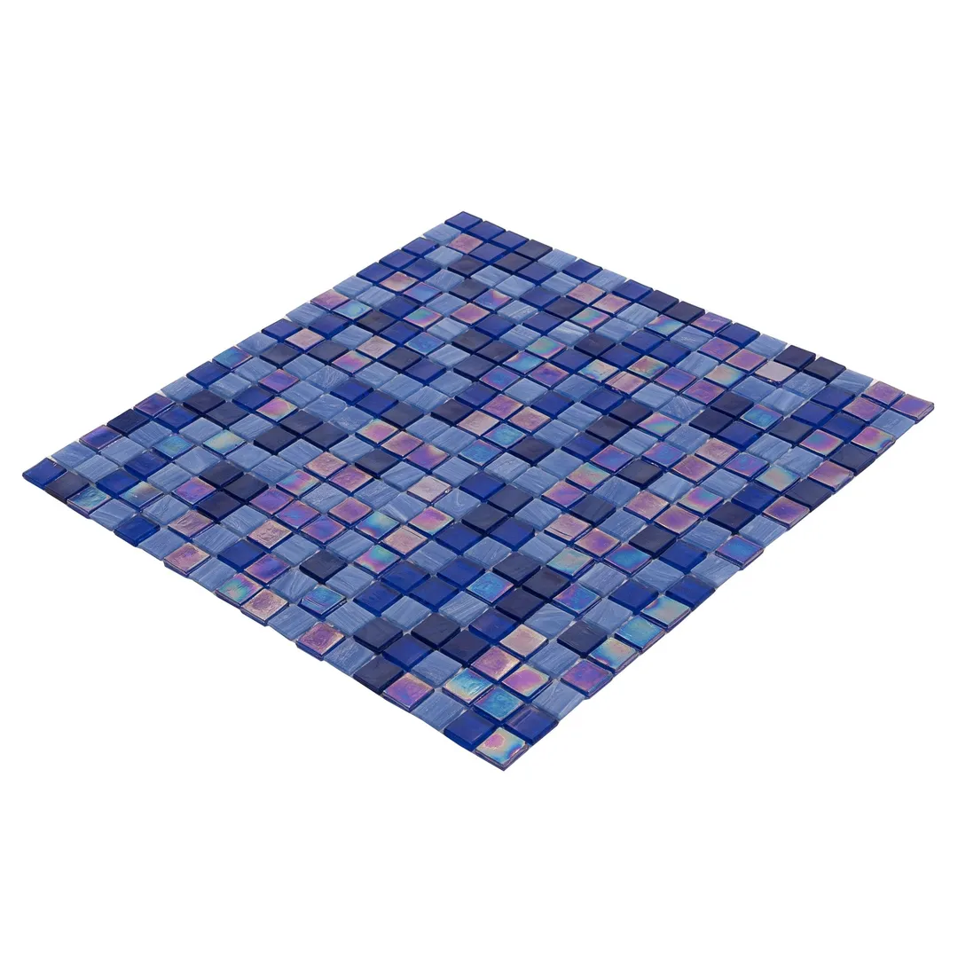 Apollo Tile Mingles Blue 11-1/2-in x 11-1/2-in Glossy Glass Uniform Squares Floor and Wall Tile (18.69-sq. ft/ Carton), photo 4 of 6