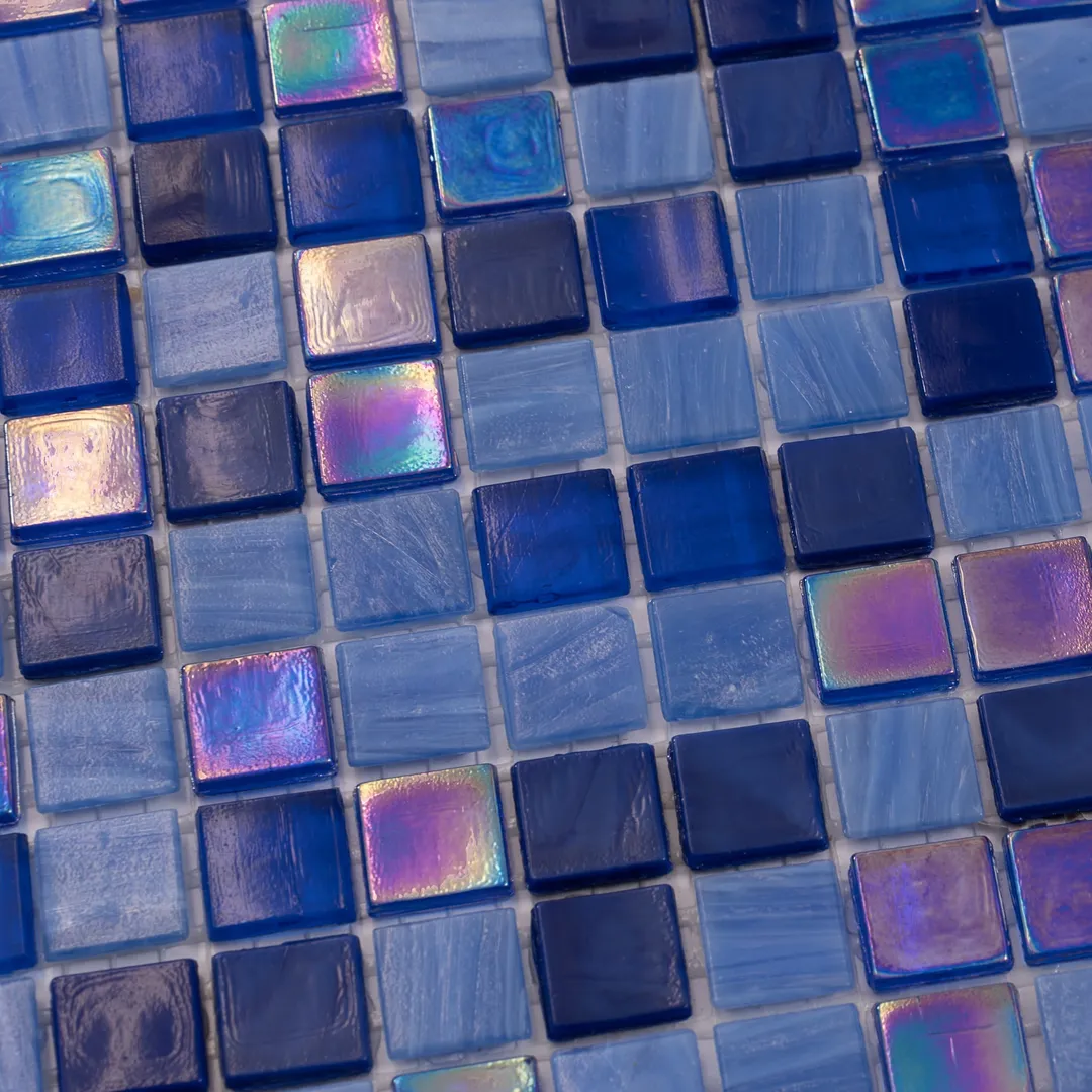 Apollo Tile Mingles Blue 11-1/2-in x 11-1/2-in Glossy Glass Uniform Squares Floor and Wall Tile (18.69-sq. ft/ Carton), photo 2 of 6
