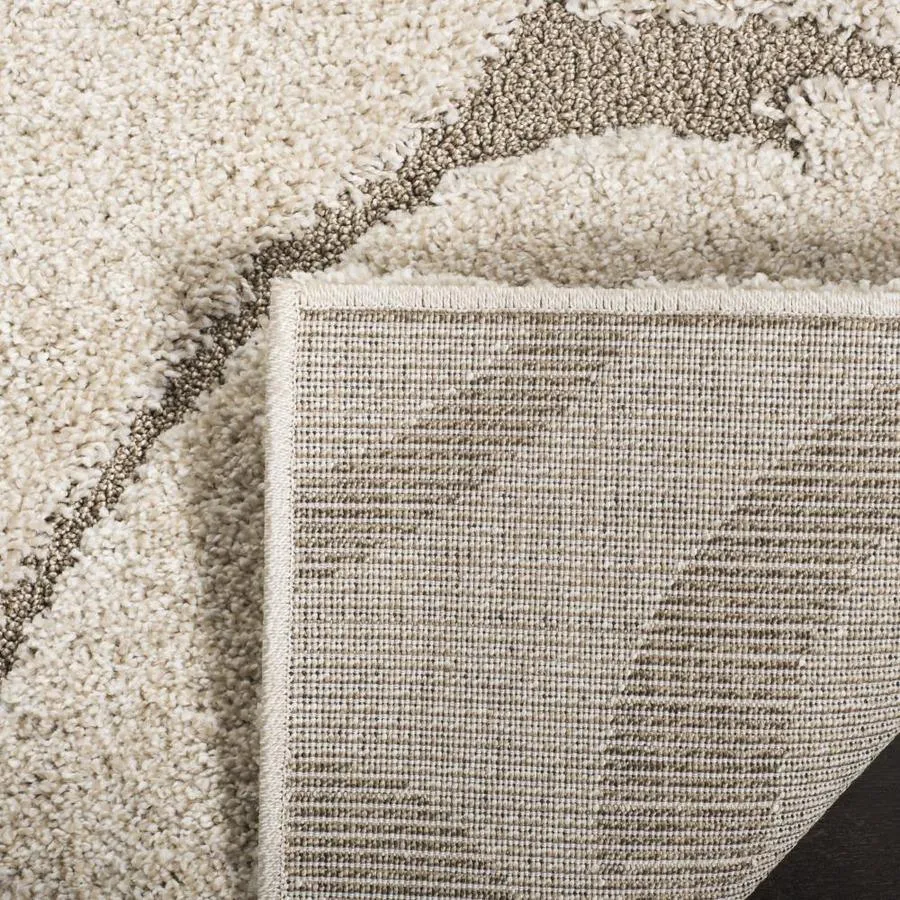Safavieh Florida Scroll Shag 9 x 12 Cream/Beige Indoor Floral/Botanical Area Rug, photo 3 of 9