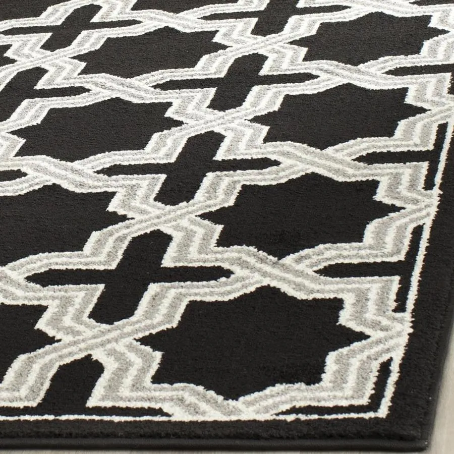 Safavieh Eden 2 x 7 Anthracite/Gray Indoor/Outdoor Geometric Runner, photo 2 of 3