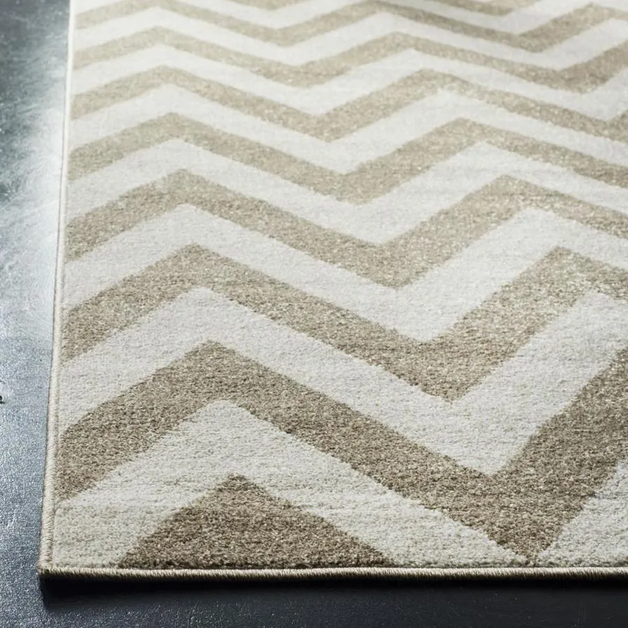 Safavieh Amherst Bellport 10 x 14 Wheat/Beige Indoor/Outdoor Chevron Mid-Century Modern Area Rug, photo 2 of 4