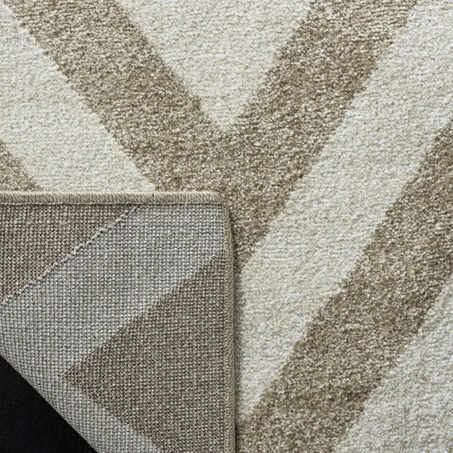 Safavieh Amherst Bellport 10 x 14 Wheat/Beige Indoor/Outdoor Chevron Mid-Century Modern Area Rug, photo 3 of 4