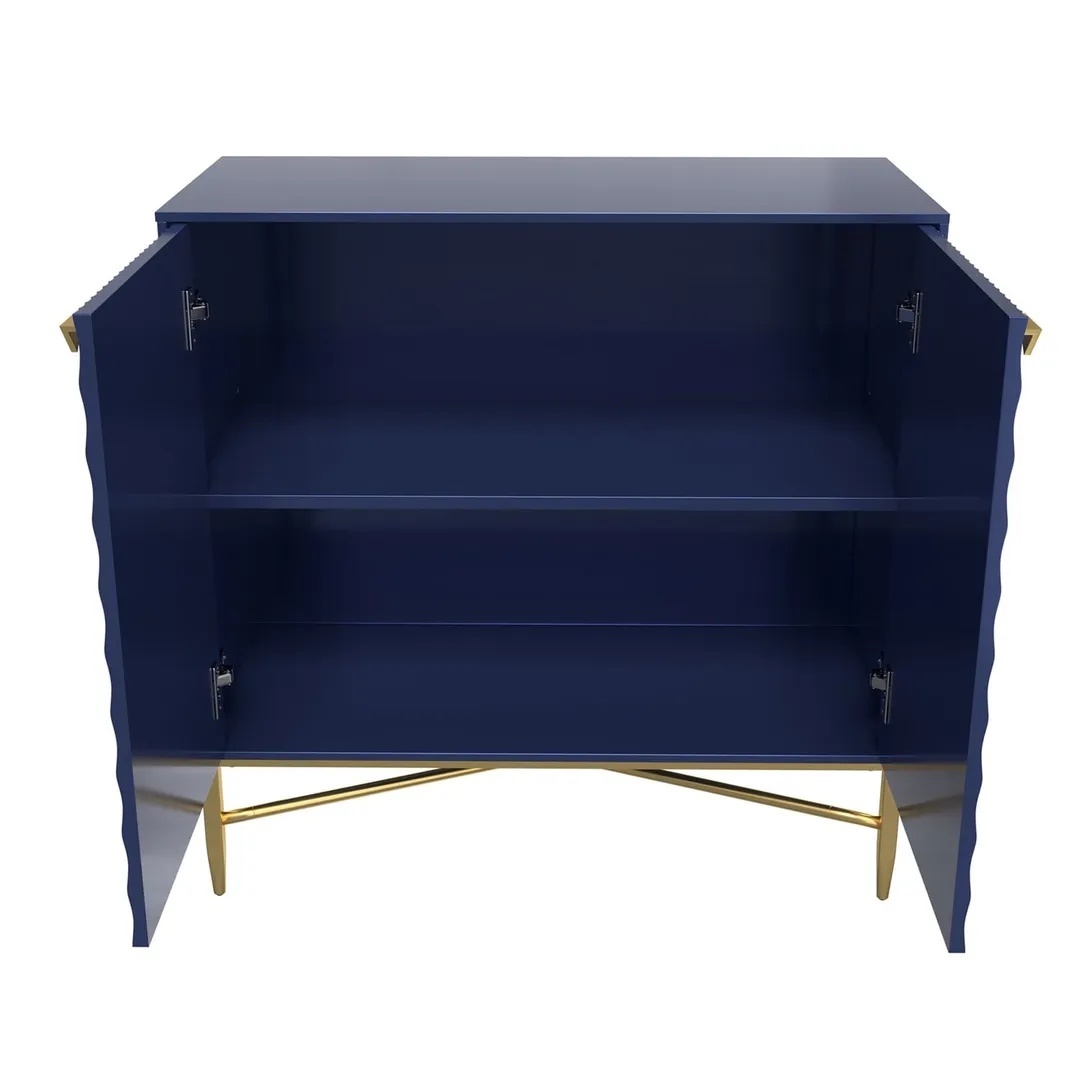 Mondawe 31.5 in. 2-Door Locker Accent Cabinet, Blue, photo 10 of 11