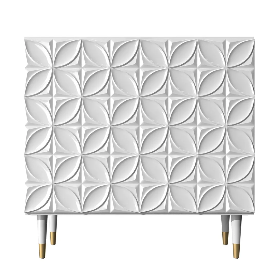 Mondawe 31.5 in. 2-Door Locker Accent Cabinet Chests, White, photo 9 of 12