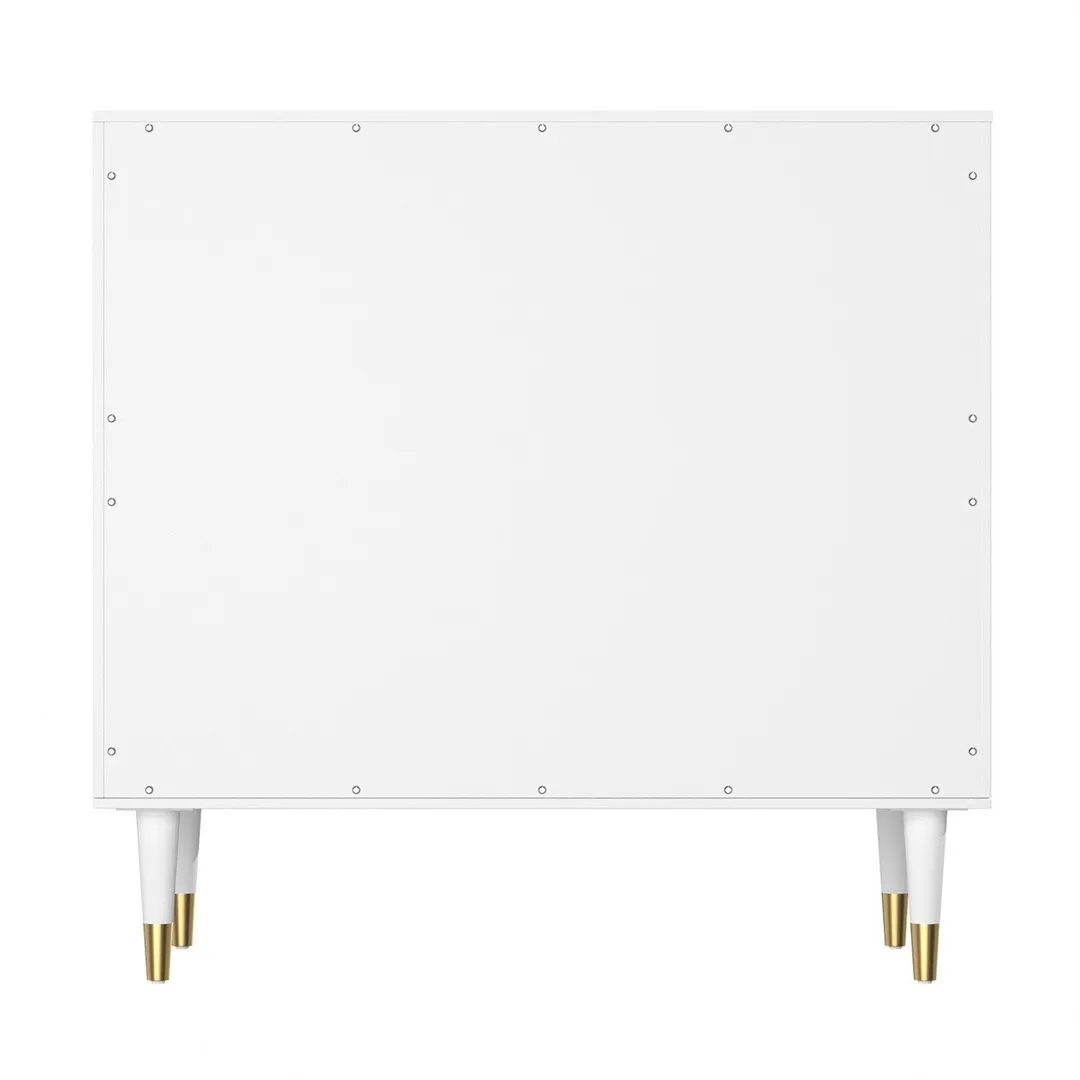 Mondawe 31.5 in. 2-Door Locker Accent Cabinet Chests, White, photo 12 of 12
