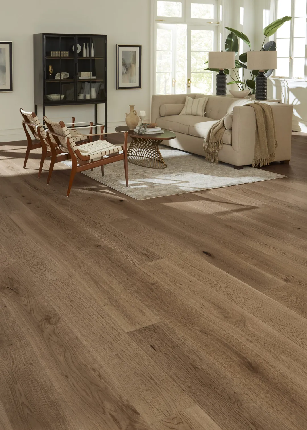 Element Flooring Tanglewood Plush Knot Hickory 9/16-in T x 8-33/50-in W Water Resistant Wirebrushed Engineered Hardwood Flooring ( 31.25-sq ft / Carton ), photo 2 of 10