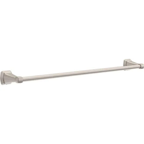 Flynn 18-in Brushed Nickel Wall Mount Single Towel Bar