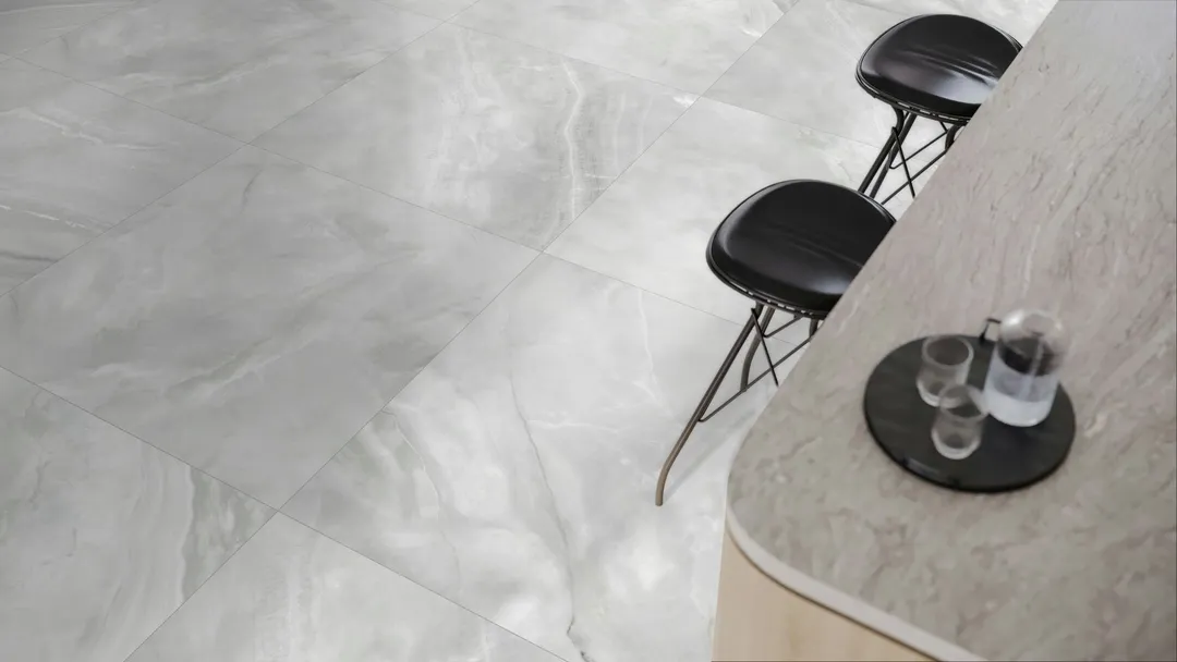 Satori Onyx 32-in x 32-in Polished Porcelain Marble Look Floor and Wall Tile (13.78-sq. ft/ Carton), photo 2 of 9
