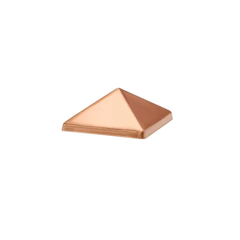 Copper Classic Metal Deck Post Cap