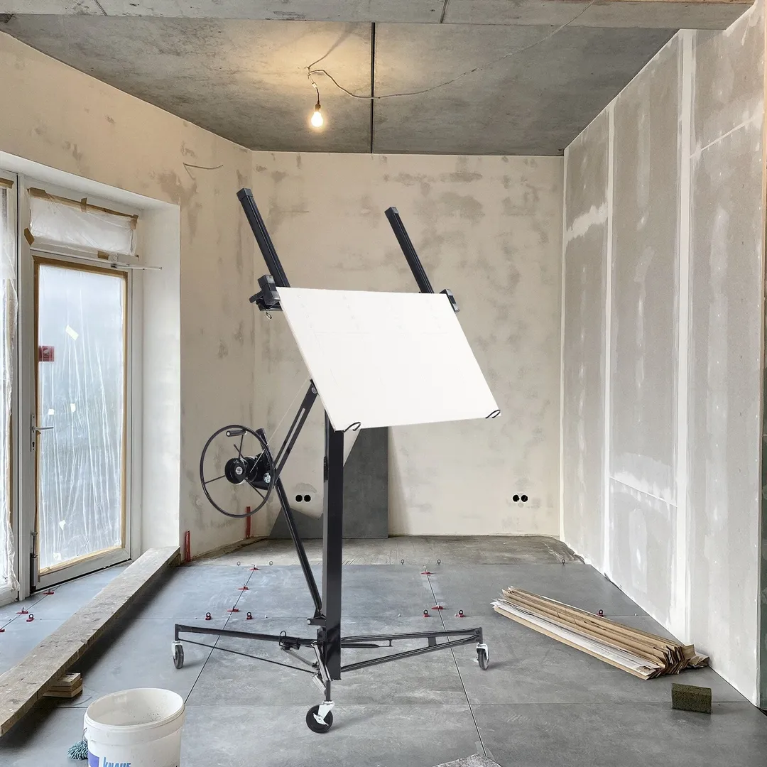 Maocao Hoom 11ft Black Drywall Lift 11-ft H x 53.5-in L x 53.5-in W Steel Drywall Lift, photo 2 of 8