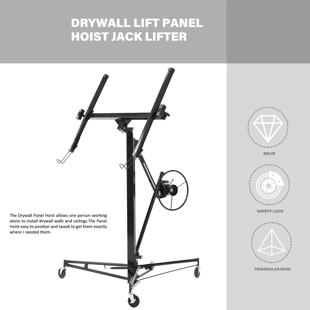 Maocao Hoom 13ft Drywall Lift 13-ft H x 53.5-in L x 53.5-in W Steel Drywall Lift, photo 7 of 8