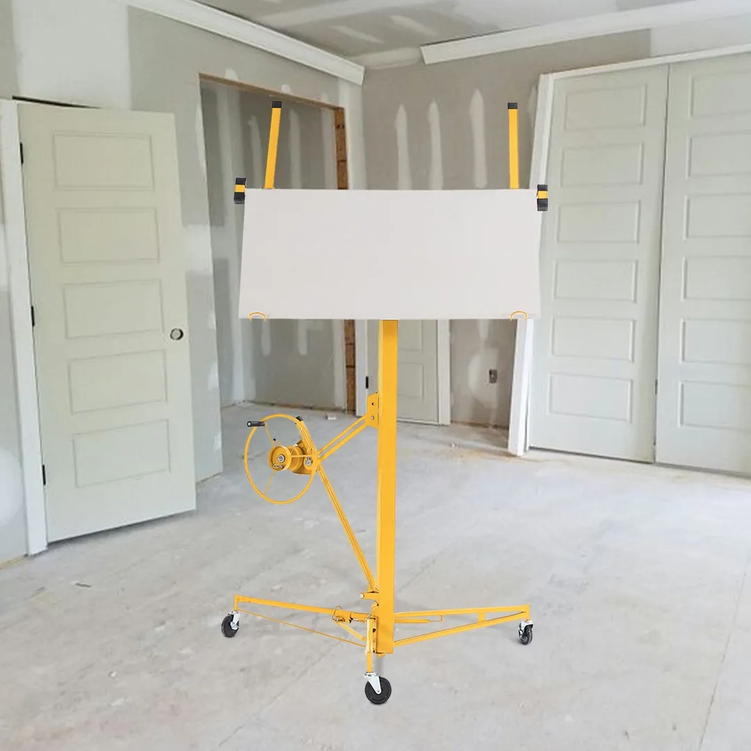 Maocao Hoom 11ft Yellow Drywall Lift 11-ft H x 53.5-in L x 53.5-in W Steel Drywall Lift, photo 2 of 9