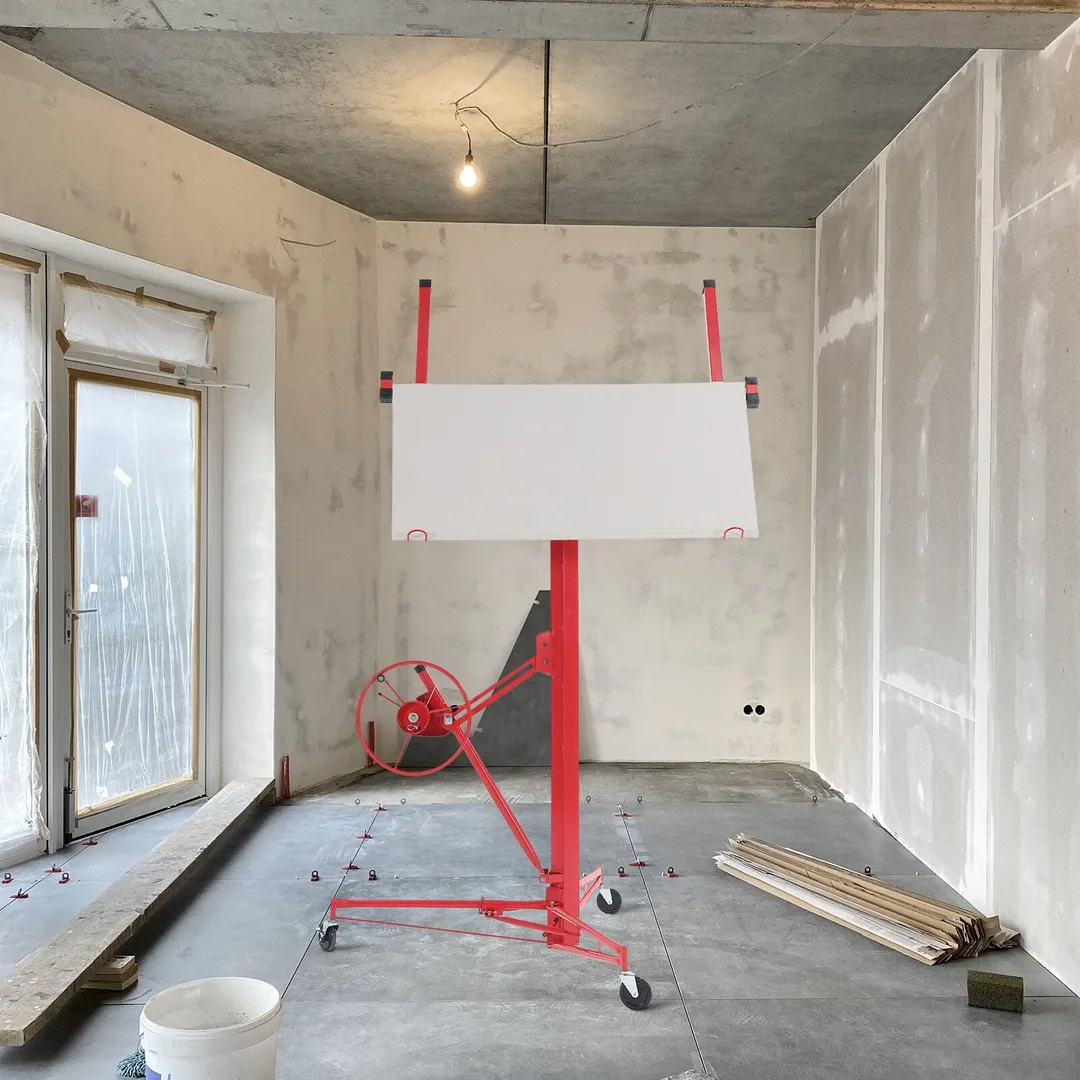 Maocao Hoom 11ft Red Drywall Lift 11-ft H x 53.5-in L x 53.5-in W Steel Drywall Lift, photo 2 of 9