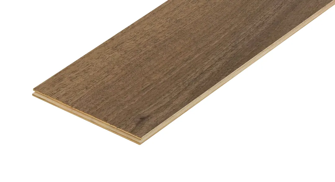 allen + roth Marseilla Walnut 1/2-in T x 5-in W Wirebrushed Engineered Hardwood Flooring ( 26.25-sq ft / Carton ), photo 4 of 8