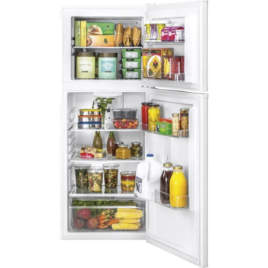 Haier 9.8-cu ft Top-Freezer Refrigerator (White), photo 5 of 15