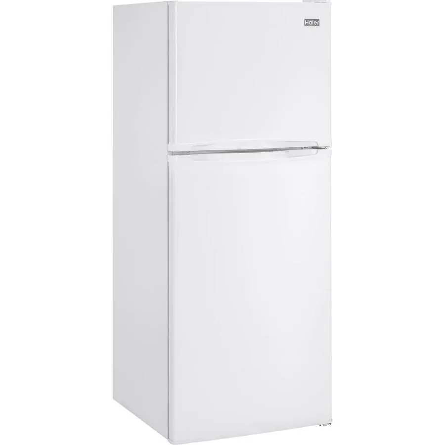 Haier 9.8-cu ft Top-Freezer Refrigerator (White), photo 2 of 15