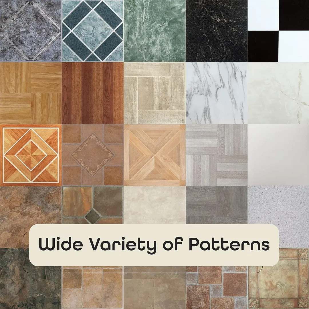 Achim Nexus Quartose Granite 12-in x 12-in Peel-and-Stick Vinyl Tile Flooring, 20-sq ft Carton, photo 7 of 8