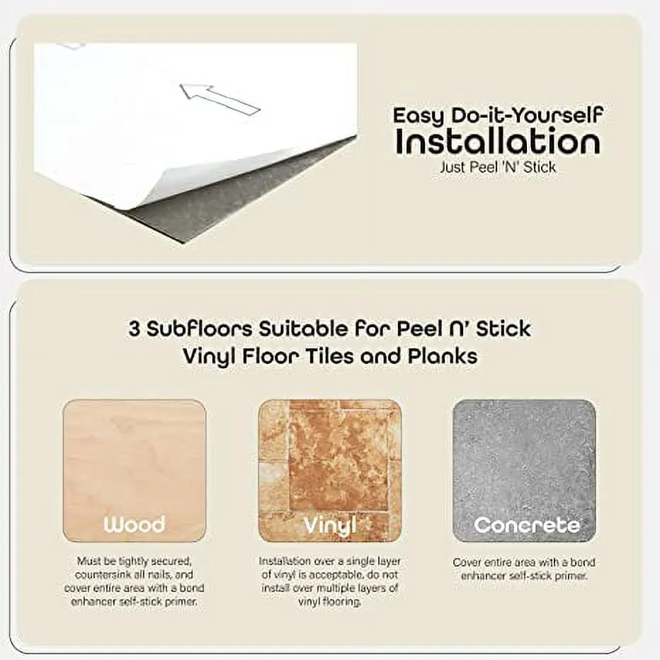 Achim Nexus Self-Adhesive Vinyl Floor Tile, 12 x 12 in, Charcoal Grey Wood — 20 Tiles Cover 20 sq ft, photo 4 of 8