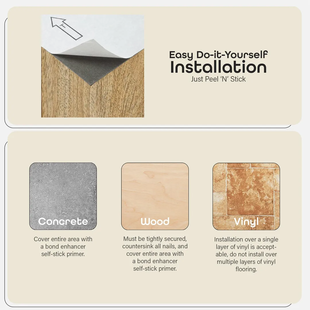 Achim Sterling 2.75-mil 6-in W x 36-in L Peel and stick Vinyl Plank, photo 4 of 8