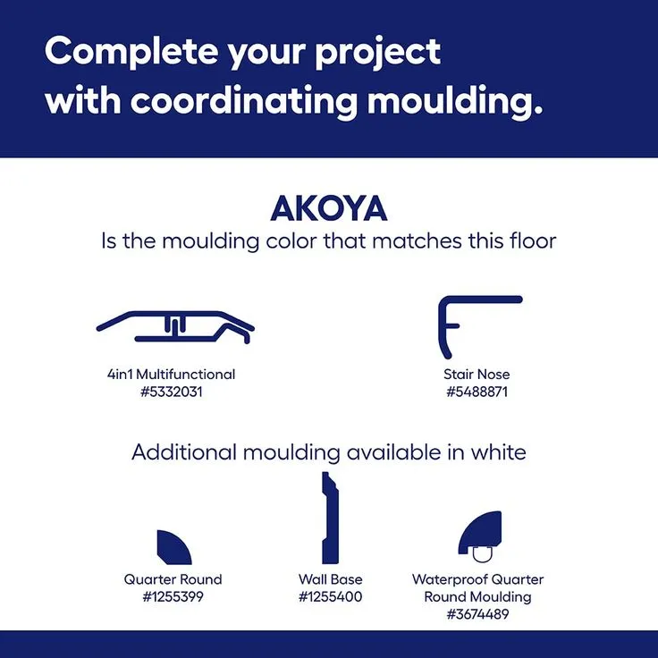 Style Selections Akoya 12-mil x 16-in W x 32-in L Water Resistant Interlocking Luxury Vinyl Tile Flooring, photo 8 of 8