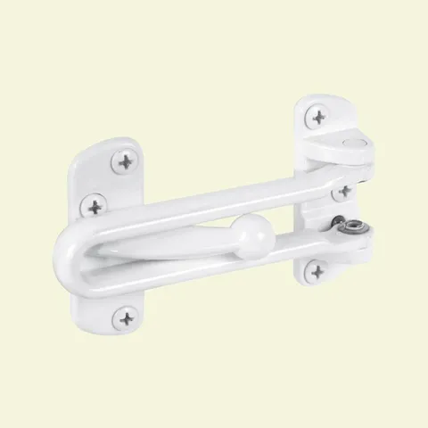 Diecast, White Painted, Swing Bar Door Guard