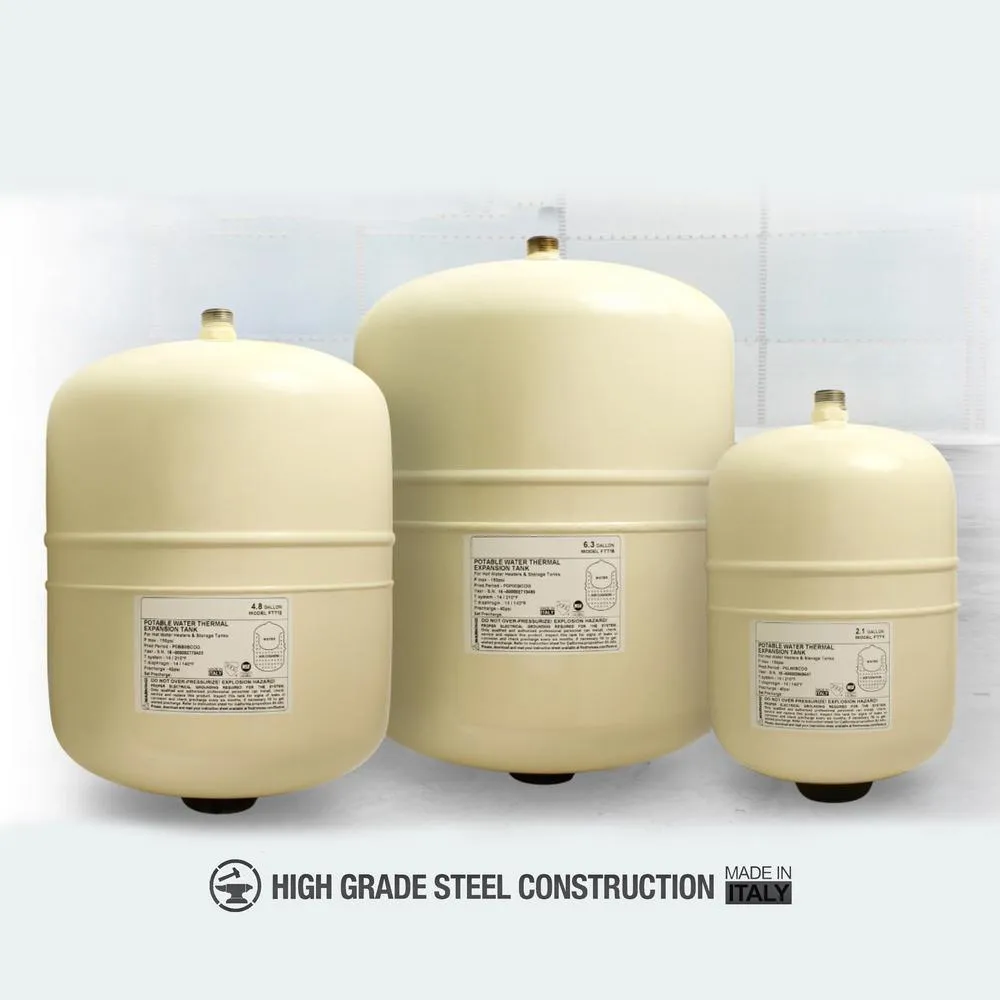 The Plumber's Choice 6.3 Gal. Portable Hot Water Heater Thermal Expansion Pressure Tank, photo 4 of 5