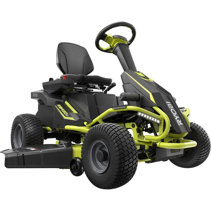 RYOBI 38 in. 75 Ah Battery Electric Rear Engine Riding Lawn Mower, photo 2 of 6