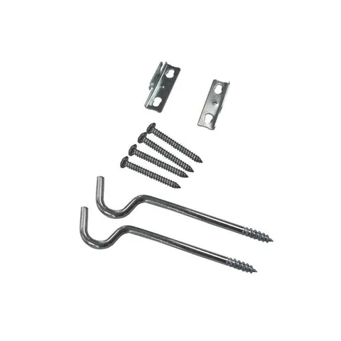 84-in to 120-in White Steel Single Curtain Rod