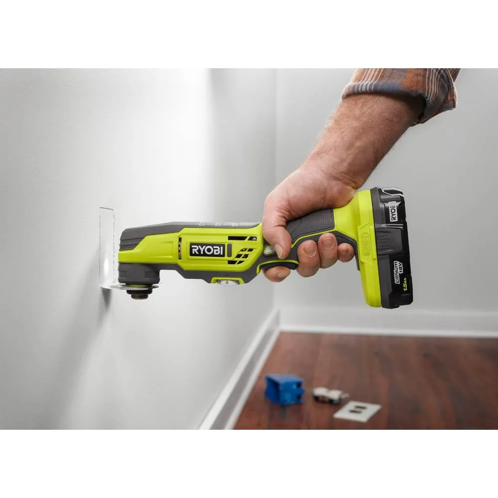 RYOBI ONE+ 18V Cordless 5-Tool Combo Kit with One 4.0 Ah Battery, One 1.5 Ah Battery, 18V Charger, and Bag, photo 10 of 12