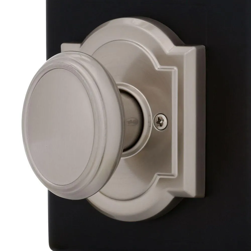 Prestige Carnaby Satin Nickel Hall/Closet Door Knob (4-Pack), photo 3 of 5