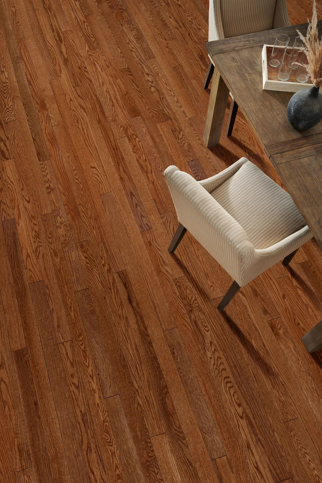 Bruce Frisco Gunstock Oak 3/4-in T x 3-1/4-in W Smooth/Traditional Solid Hardwood Flooring ( 22-sq ft / Carton ), photo 3 of 15