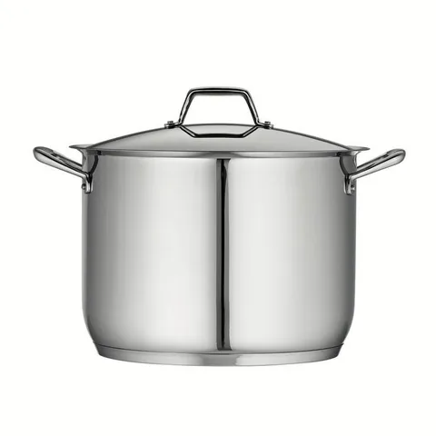 Gourmet Prima 16 qt. Stainless Steel Stock Pot with Lid