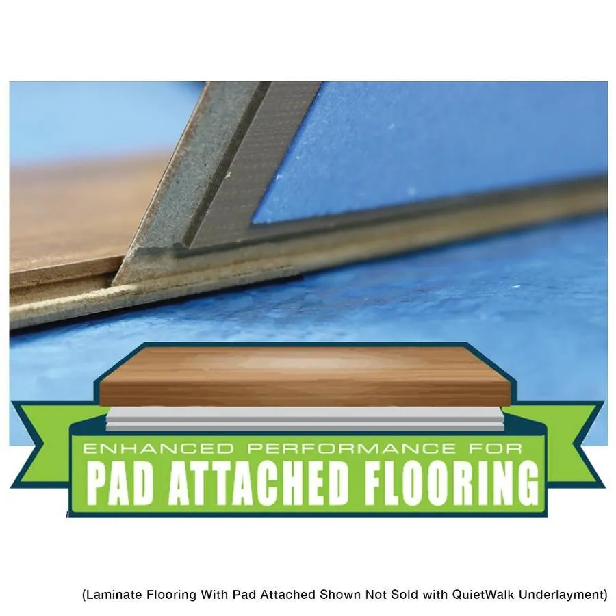QuietWalk Sound Absorption and Vapor Barrier 100-sq ft Premium 3 mm Flooring Underlayment, photo 3 of 8