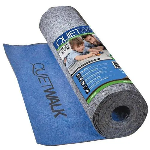 QuietWalk Sound Absorption and Vapor Barrier 100-sq ft Premium 3 mm Flooring Underlayment, photo 8 of 8