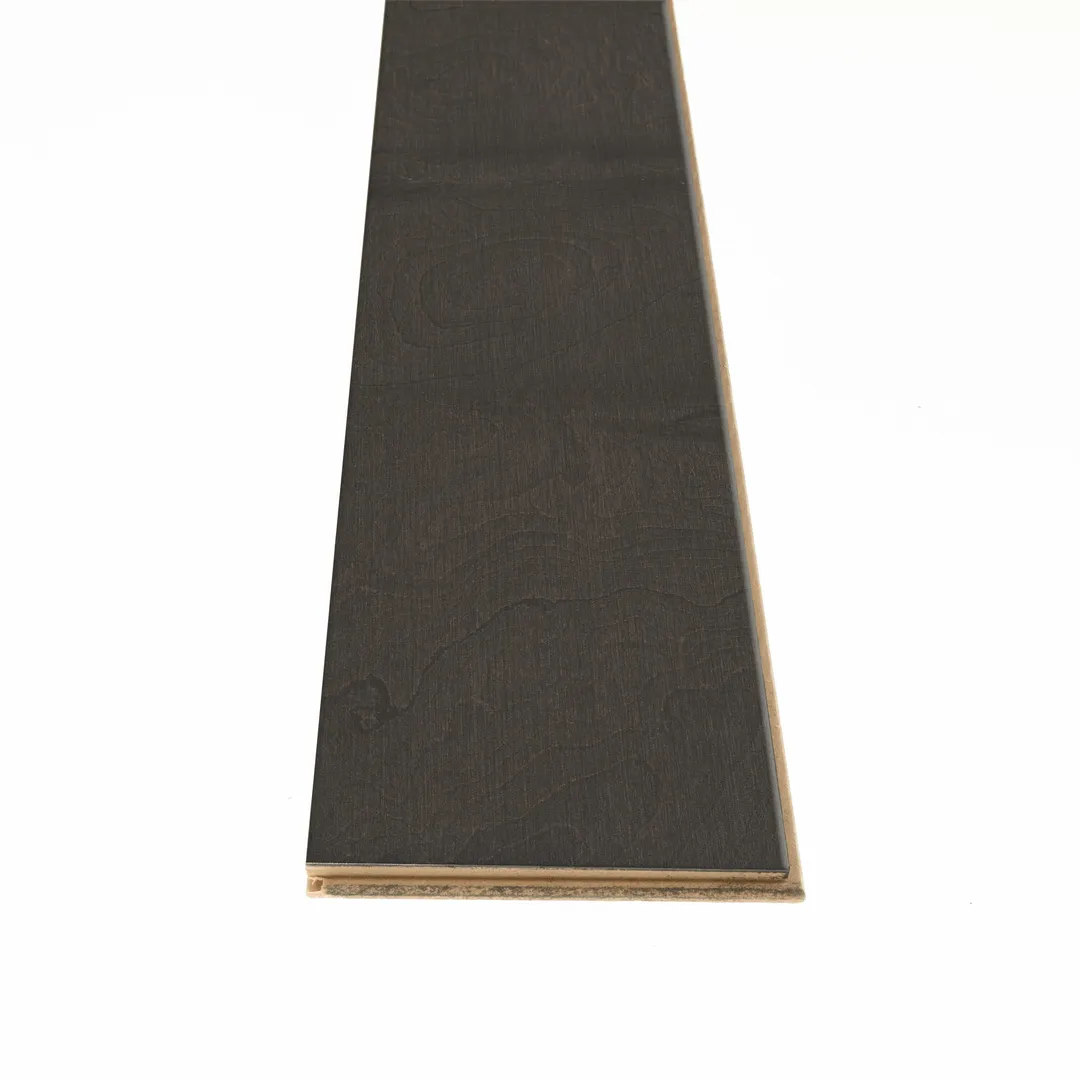 Shaw Axiom Maple Affogato Maple 1/2-in T x 5-in W Water Resistant Smooth/Traditional Engineered Hardwood Flooring ( 19.72-sq ft / Carton ), photo 7 of 10