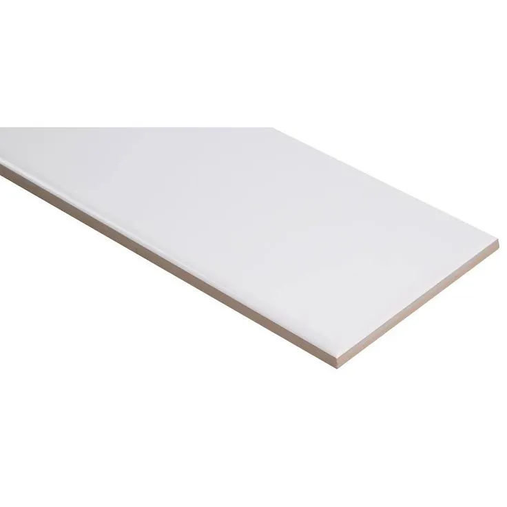 MSI City Bianco 4 in. x 12 in. Glossy Ceramic White Subway Tile (9.99 sq. ft./case), photo 2 of 6