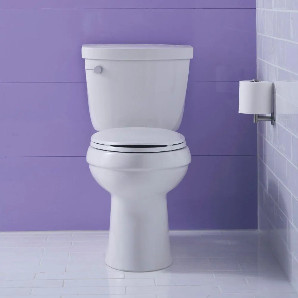 Cimarron Comfort Height 2-Piece 1.6 GPF Single Flush Elongated Toilet with AquaPiston Flushing Technology in White, photo 10 of 15