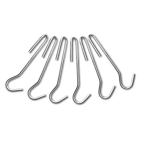 4 × 6 in Stainless Pot Rack