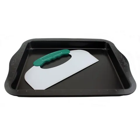 PerfectSlice 4-Piece Grey Bakeware Set