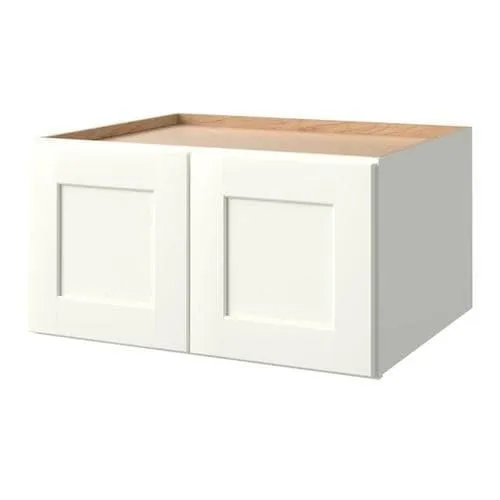 allen + roth Aveley 36-in W x 18.125-in H x 24-in D Linen Maple Door Wall Semi-Custom Cabinet, photo 2 of 4
