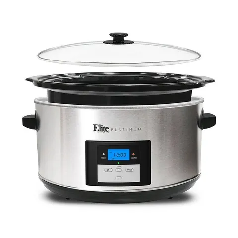 Platinum 8.5 Qt. Stainless Steel Slow Cooker with Digital Display