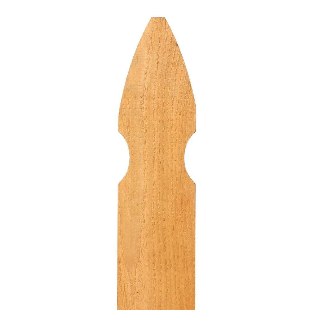 5/8 in. x 3-1/2 in. x 3-1/2 ft. Western Red Cedar French Gothic Fence Picket (27-Pack), photo 5 of 5
