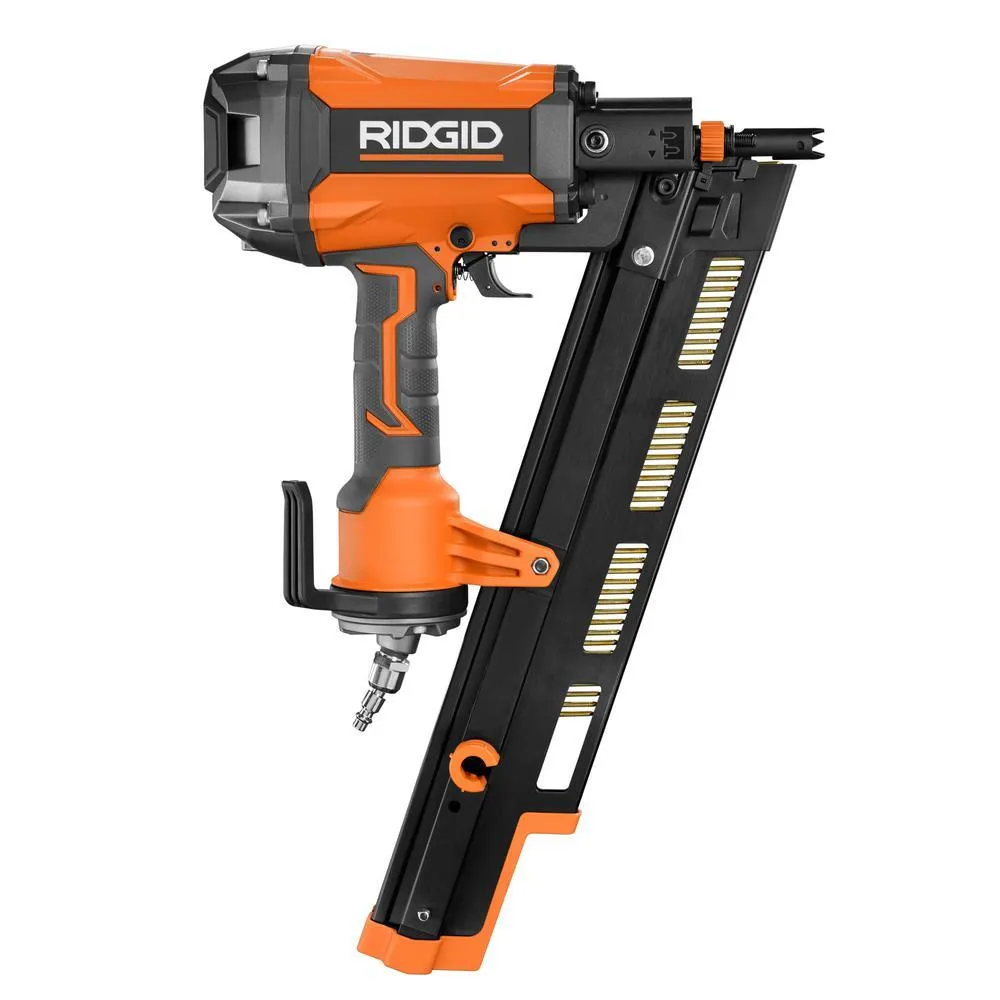 RIDGID 21° 3-1/2 in. Round-Head Framing Nailer and 15° 1-3/4 in. Coil Roofing Nailer, photo 8 of 10