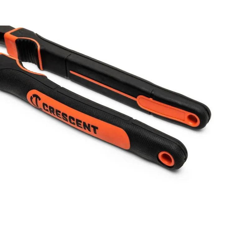 Crescent Grip Zone 10 in. and 12 in. V-Jaw Tongue and Groove Plier Set with Dual Material Grips, photo 3 of 11
