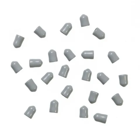 1/4 in. Silver Shelf End Caps for Maximum Load Ventilated Wire Shelving